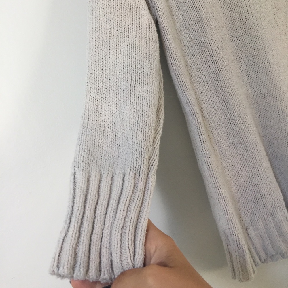 J Crew Knit Neutral Basic Ribbed Sweater Top - image 4